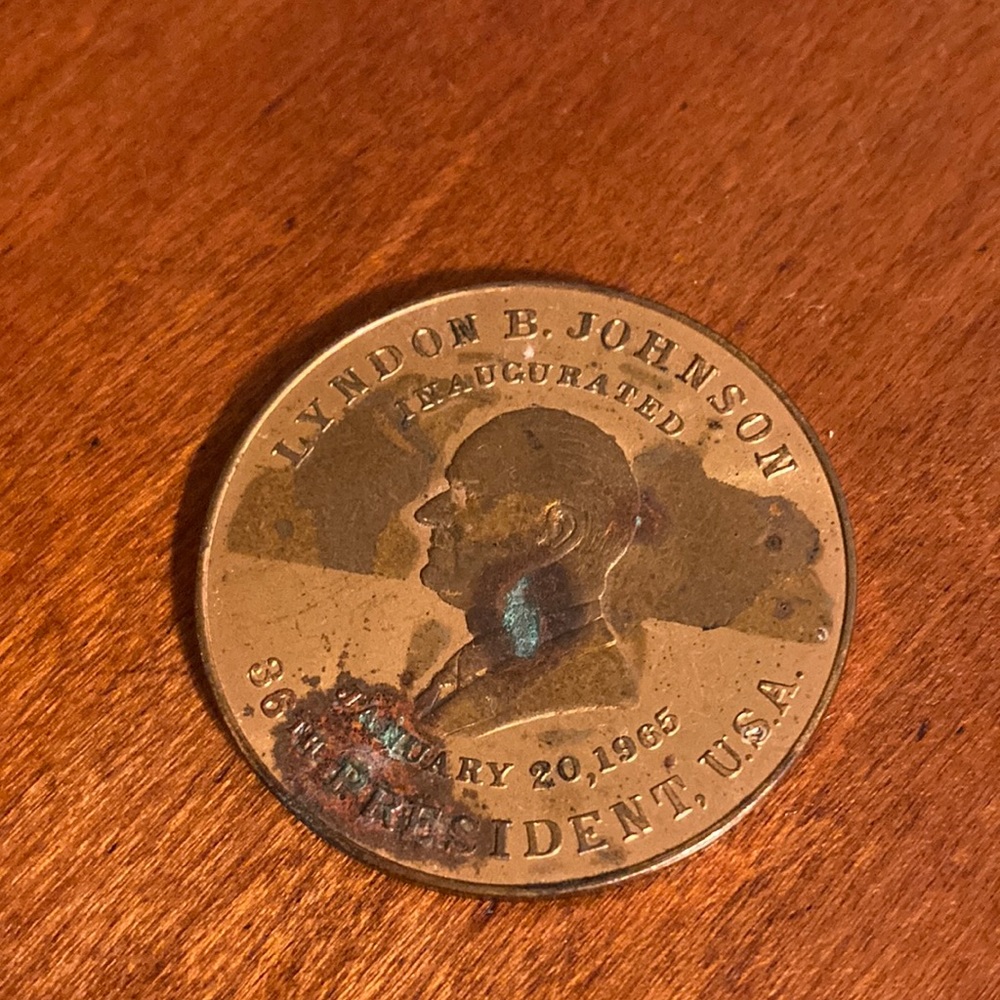 Johnson Inauguration Coin